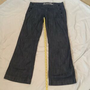 American Eagle Dark Wash Wide Leg Jeans